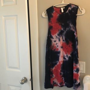 American Apparel tie dye dress size small